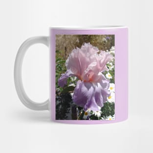 Purple Iris Flower Mug